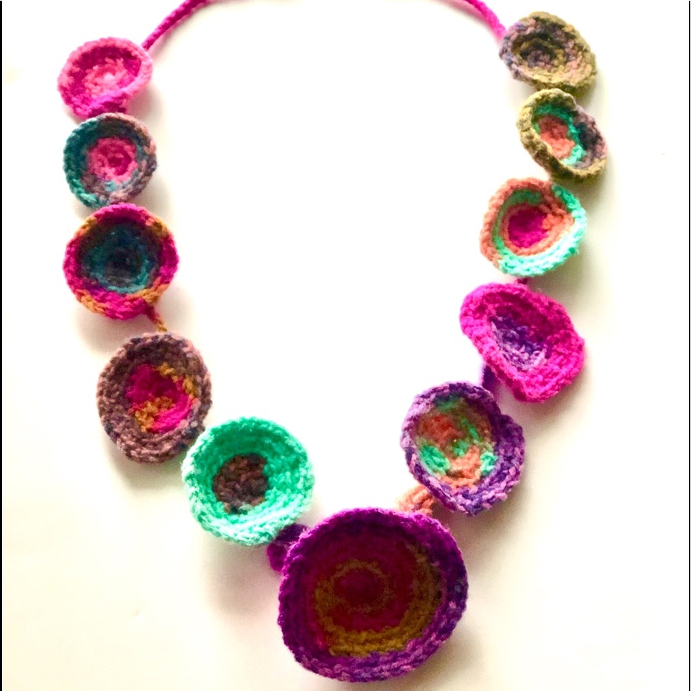New Handmade crochet necklace